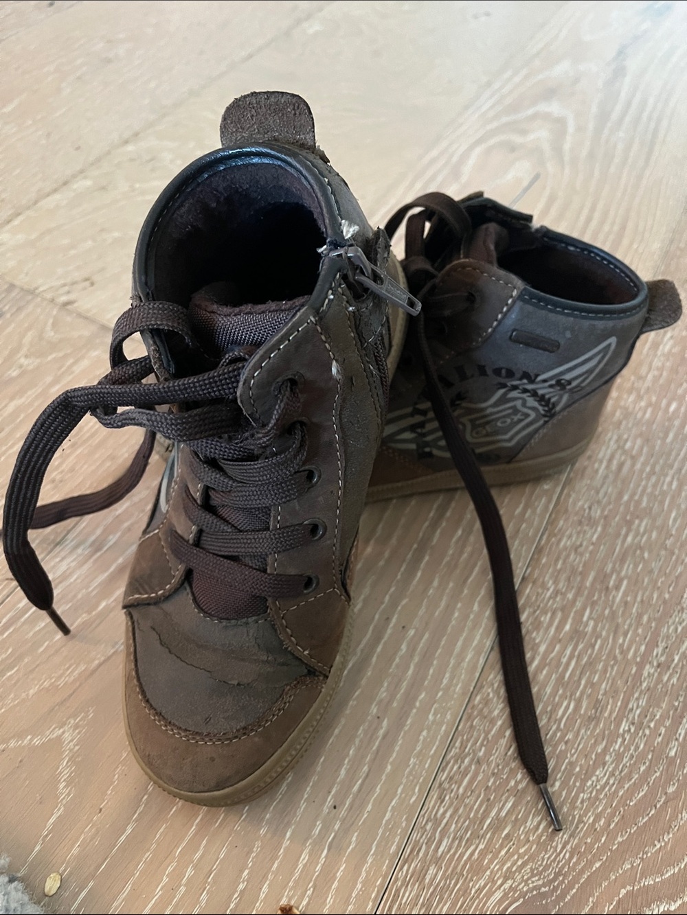 Geox Battalion 89 Brown High-Top Sneaker Amphibiox